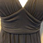 Ella Moss  Dark Gray V Neck Flowy Tank Top Photo 4
