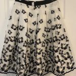 Talbots RSVP by  NWT Skirt Sz 8 Organza Butterfly Embroidered Flare Scalloped Photo 0