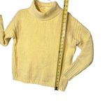 Philosophy Republic Clothing Sweater Womens Small Yellow Turtleneck Ribbed Knit Photo 6