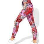 Eleven by Venus Williams Bandana Babe 7/8 Leggings MSRP $98 size large Red Photo 1