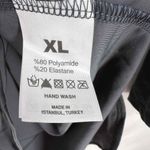 LYRA Modest Swim Dress Dark Gray Quarter Zip Long Sleeve Dress Sun Protection XL Photo 4