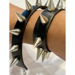 Choker & Skull Pendant Necklace Set – Alternative Y2K Emo Jewelry Goth Spike Black Photo 4