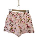 Hill House Home The Audrey Shorts Small Floral Linen Blend Lined Elastic Waist Photo 3