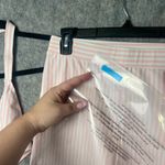 Yazmii Size XL retro 2 piece NWOT pink‎ striped bra top and high waisted shorts Pink Photo 4