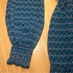 Max Studio Women Size S Boho V-Neck Fit & Flare Tiered Short Dress Long Sleeve Photo 4