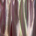 Oscar de la Renta  Pink Label Women's‎ Pink Striped Green Edging Pajama Set Small Photo 7