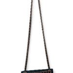 Rebecca Minkoff  Quilted Leather Affair Shoulder Bag Teal Chain Crossbody Purse Photo 5