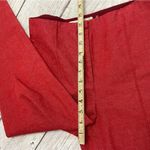 Diane Von Furstenberg  Red Pants High Waist Tapered Leg Skinny Ankle Size 8 Photo 7