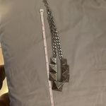 BCBGMAXAZRIA 3D Pyramid Silver Necklace Photo 8