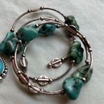 Jade Colored Jewelry Set Green Photo 2