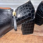 Vionic  Linda Heeled Shortie with Arch Support Croc Leather Side Zip Booties Photo 10