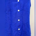 Natural Instincts Collared Button Down Linen Blend Dress Size 6 NWOT Photo 2