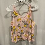 Flora Nikrooz Cute pink sleeveless top tie straps lemons flora Photo 2