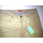 New Womens 31 NWT Italy Designer Indian Rose Jeans Flared Velvet Beige Tan Tall Photo 1