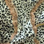 Victoria's Secret  Leopard Print‎ Lace Trim Shorts Size Medium EUC Photo 6