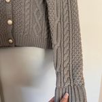Forever 21  Grey Thick Knit Sweater Photo 2