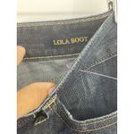 Lucky Brand  Lola Bootcut Fit Dark Blue Wash Distressed  Jeans‎ Size 10/30 Q0013 Photo 1
