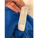 ZARA Blue Square Neck Crop Top Women’s Small – Short Sleeve Stretchy Basic Photo 3