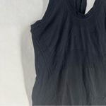 Athleta  Momentum Seamless Tank Black‎ Performance Stretch Breathable Athletic XS Photo 4