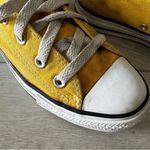Converse Vintage  All Stars Yellow Low Sneakers Women Sz 6 Grunge Skate Photo 10