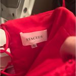 Strapless Red Stacees Homecoming dress Size 0 Photo 2