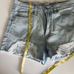 American Eagle  Mom Jean Crochet Shorts Photo 8