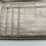 Kipling Metallic Taupe/Champagne Nylon Trifold Wallet with Logo Patch Photo 3