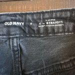 Old Navy OG Straight Black Denim Shorts Photo 2