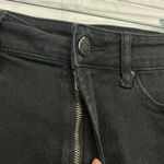 BDG Size 27 Black Super High Rise Dolphin Frayed Distressed Denim Jean Shorts Photo 2