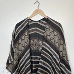 Lucky Brand Open-Front Kimono Cardigan Shawl With Fringe Hem One Size Photo 2