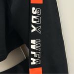 White Fox Boutique Sarahs Day X White Fox Active Cutaway Cropped Sweater Sweatshirt Red Black Med Photo 5