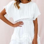 Selfie Leslie White Hem Dress Photo 0