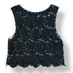 Coco + Carmen NWT Black Crochet Lace Sleeveless Sheer Top Size Small Boho Photo 0