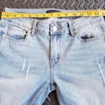 Just USA Light Blue Distressed Flared Leg High Rise Jeans Size 3 Junior. Photo 5