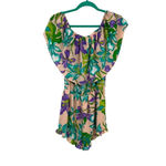 Buddy‎ Love Mojito Romper Tropical Off the Shoulder Floral Size Small Pink Photo 7