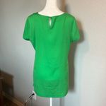 JCrew Factory Short Sleeve Blouse Green Size XS Photo 3