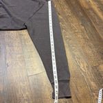 Aerie  Oversized Sweatshirt Distressed Brown Crewneck Pullover Women’s Medium Photo 6