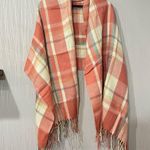 Warm Knit Oversized Plaid Winter Scarf Photo 2