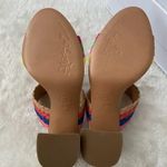 Alice + Olivia Leeda rainbow raffia mules sandals Photo 7