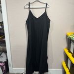 Boohoo Black  Plus Strappy Cami Maxi Dress Photo 2