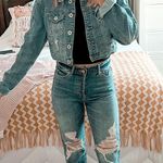 Dollhouse Cropped Denim Jacket  Photo 1