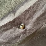 Diane Von Furstenberg DVF Made in Italy lightweight brown silk blend button down swim cover dress Photo 9