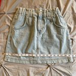 Topshop Paperbag Denim Miniskirt Photo 5