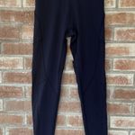 Aerie Offline By Goals 7/8 High Rise Leggings Navy Small Sheer Panels Photo 0