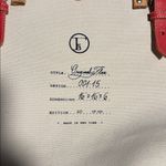 Original Flea Red and Tan Canvas Tote Bag Made in New York 20 out of 100 Photo 1