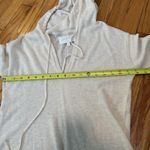 Brochu Walker  Cashmere Cream Lowe Lightweight Hooded Semi-Sheer Sweater Small Photo 9