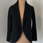 James Perse Standard  French Terry Black Open Cardigan Photo 1