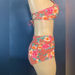 GB girls Pink and Orange Bikini Swimwear Size M Photo 2
