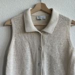 & Other Stories & Other Stories cropped sleeveless cardigan Vest Minimalist Fisherman Sweater M Photo 3