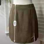 Ecru Vintage Plaid Skirt Photo 4